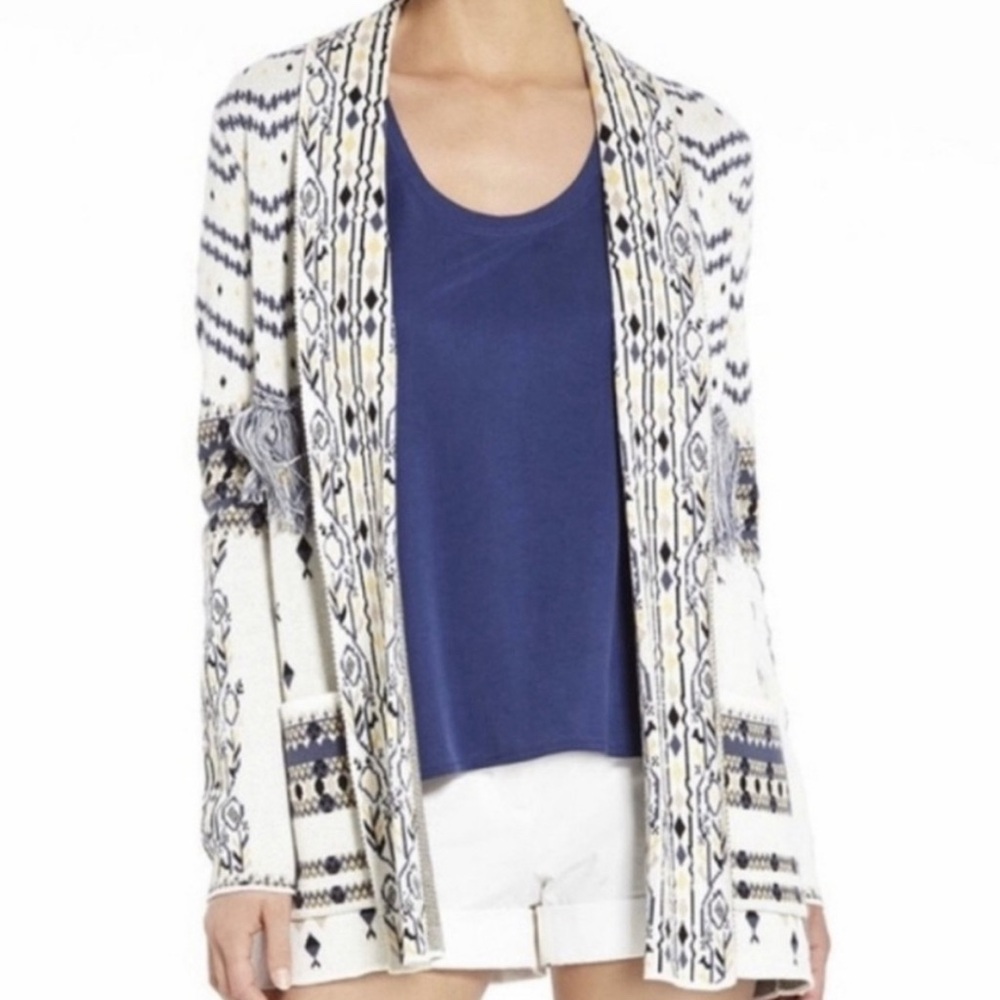 BCBGMaxAzria Amur Open Sweater Cardigan Small